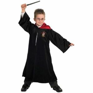 Harry Potter Deluxe Gryffindor Robe with Ron Weasley Wand Kids Medium Universal